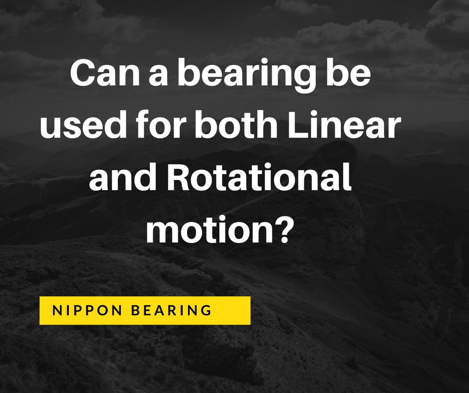 A bearing or bushing can be used for linear or rotational motion. While most bearings and bushings are designed for only one type of motion, there are some parts that can combine both. NB stroke bush products, for instance, have raceway grooves along the axis of the shaft, same as NB’s regular slide bushes. But between the ball retainer and the outer casing, there are rotational ball circuits as well that allow the entire retainer and shaft to rotate within the stroke bush unit. This is just one example of the various types of bearings that can combine rotational and linear motion. Allowing for this motion though often requires a larger unit than other bearings relative to the size of the shaft.